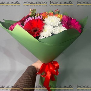 Превью Букет из гербер «Цветочные каскады»