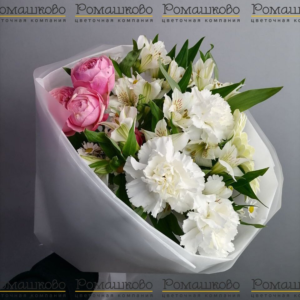 Букет из альстромерий «Белые мечты»