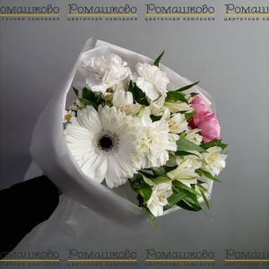 Превью Букет из альстромерий «Белые мечты»