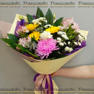 Превью Букет из гербер «Полевые краски»