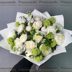 Превью Букет из пионов «У любви чудесный вкус»