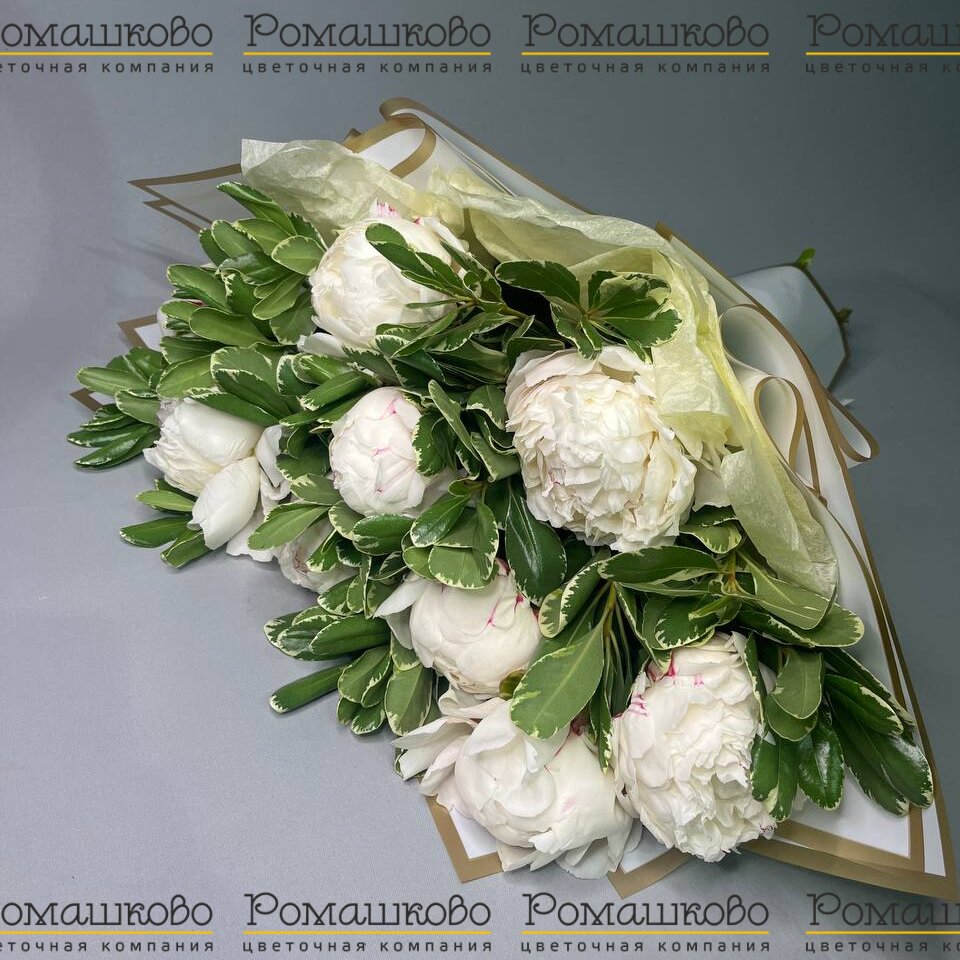 Букет из пионов «Принцесса»