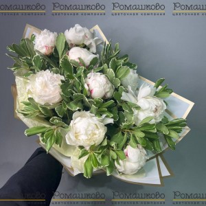 Превью Букет из пионов «Принцесса»