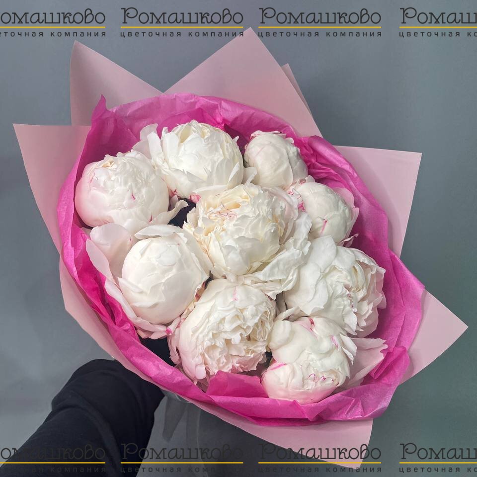 Букет из пионов «Близко к сердцу»