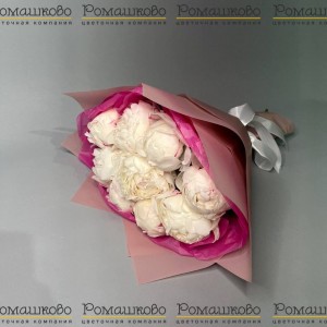 Превью Букет из пионов «Близко к сердцу»