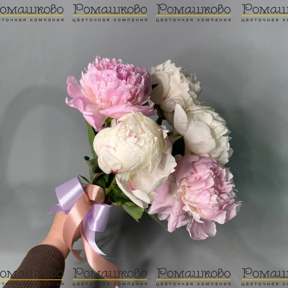 Букет из пионов «Открой свое сердце»