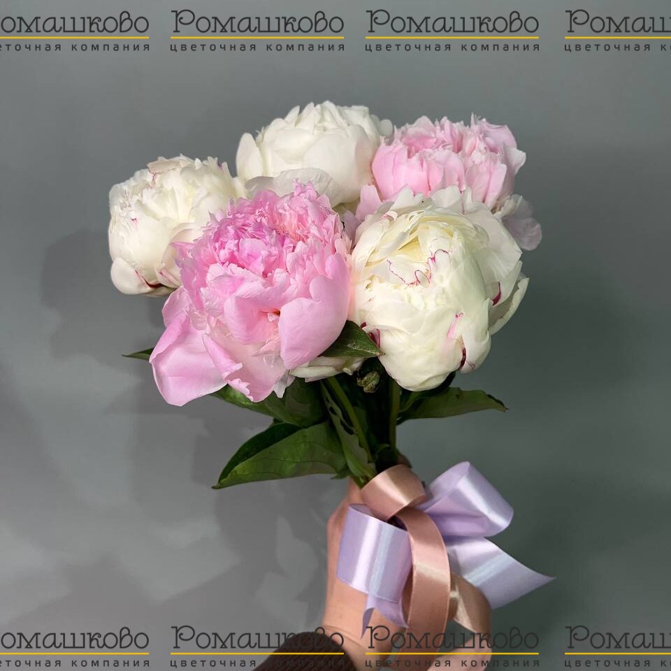 Букет из пионов «Открой свое сердце»