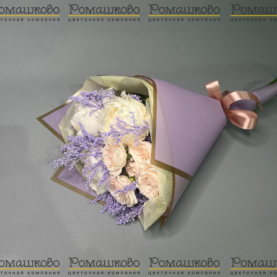 Букет из пионов «Ласковый Букет из пионов»