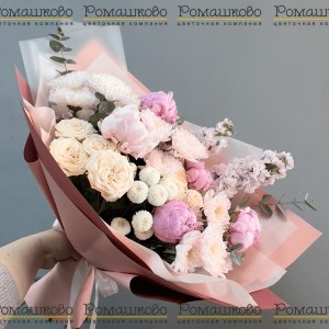 Превью Букет из пионов «Ароматика»