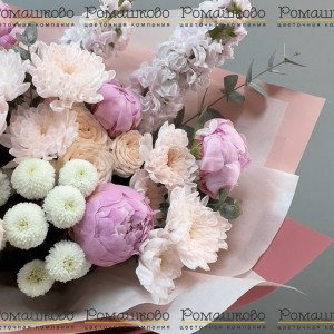 Превью Букет из пионов «Ароматика»