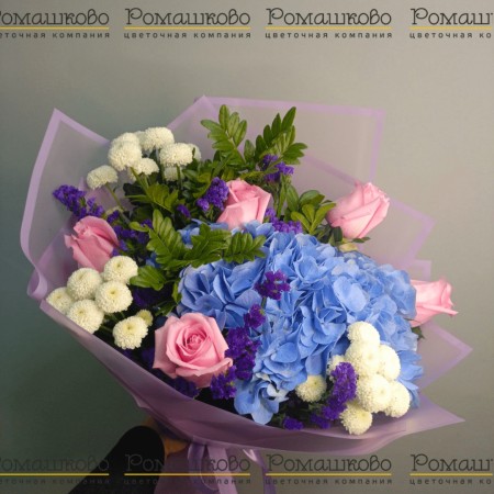 Букет из гортензий «Чарующий Букет из гортензий» за 5 200 - «Ромашково» в Красноярске