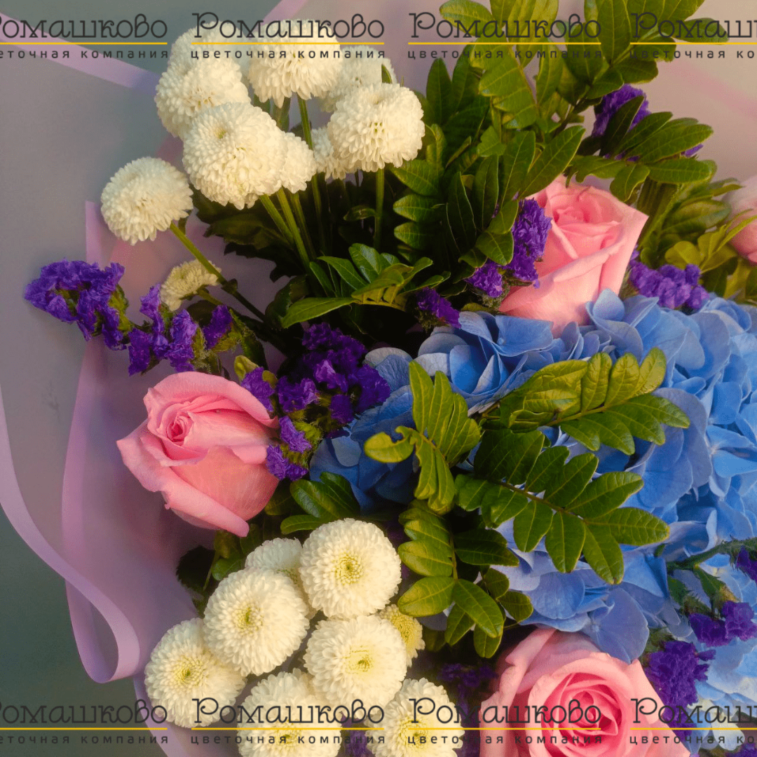 Букет из гортензий «Чарующий Букет из гортензий»