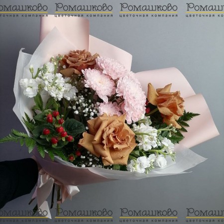 Букет «Тоффи» за 3 150 - «Ромашково» в Красноярске