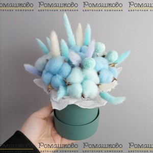 Превью Коробочка из сухоцветов «Легкость воздуха»