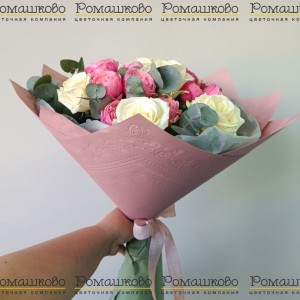 Превью Букет из роз «Розовая нежность»
