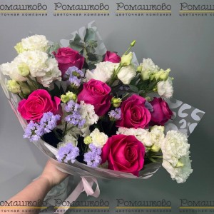 Превью Букет из розы «Багровый закат»