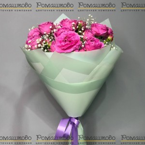 Превью Букет из кустовых роз «Мисти»