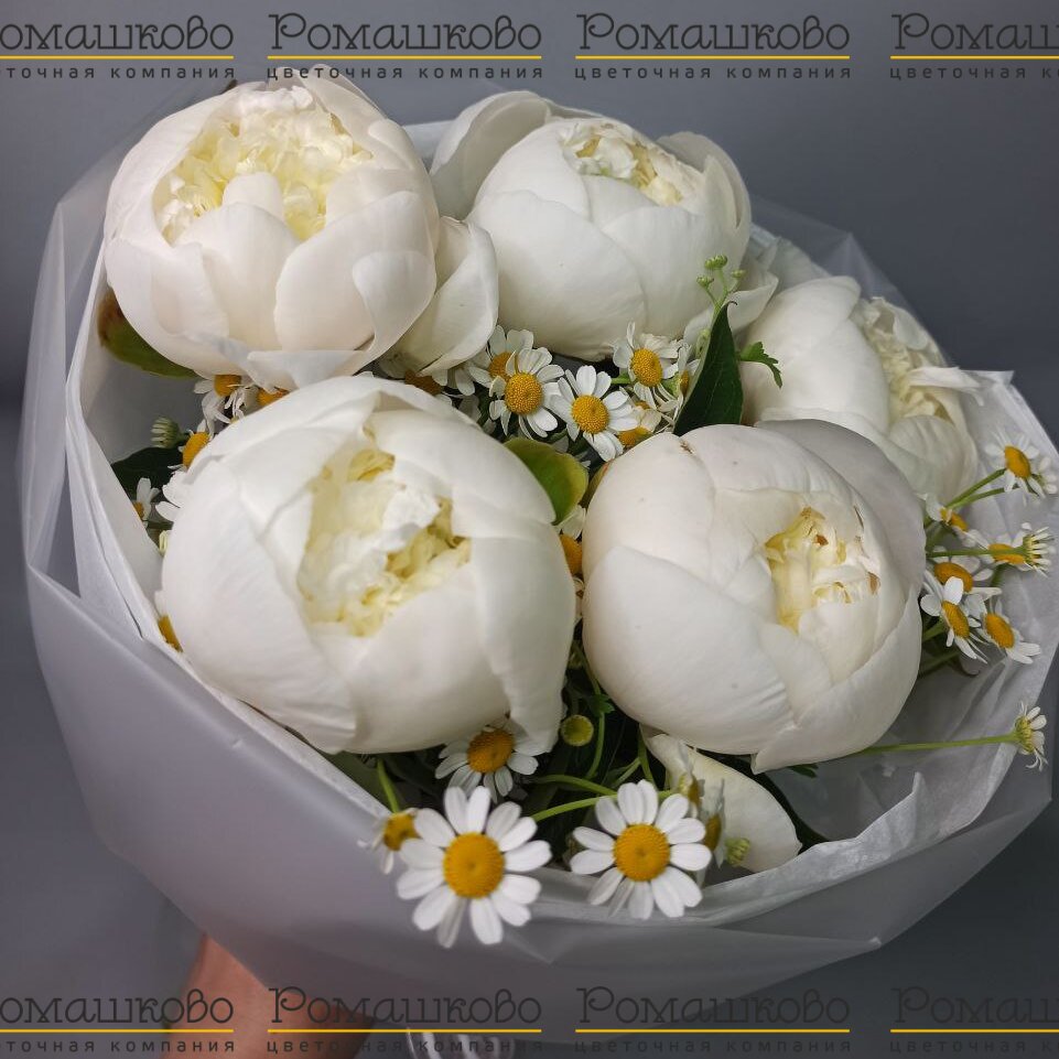 Букет из пионов «Искристый Букет из пионов»