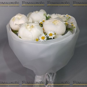 Превью Букет из пионов «Искристый Букет из пионов»