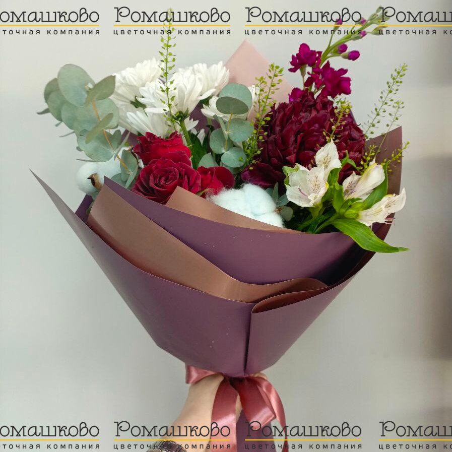 Букет «Алая весна»