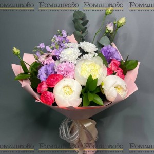 Превью Букет из пионов «Цветочное лето»