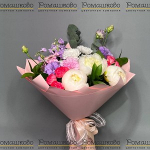 Превью Букет из пионов «Цветочное лето»