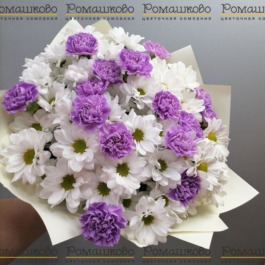 Букет из гвоздик «Нежность лета»