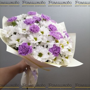 Превью Букет из гвоздик «Нежность лета»