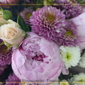 Превью Букет из пионов «В объятиях»