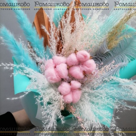 Букет из сухоцветов «Сухие истории» за 1 470 - «Ромашково» в Красноярске