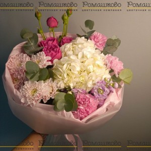 Превью Букет из гортензий «Волшебство цветов»