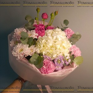 Превью Букет из гортензий «Волшебство цветов»