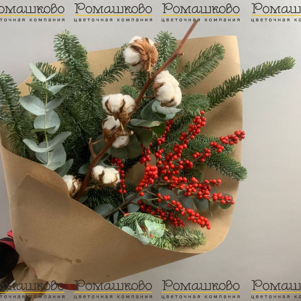 Новогодняя композиции «Подарок для зимы»