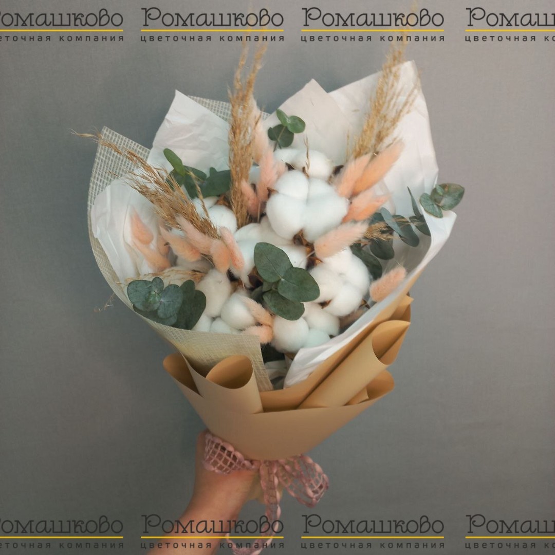 Букет из сухоцветов «Степная нежность»