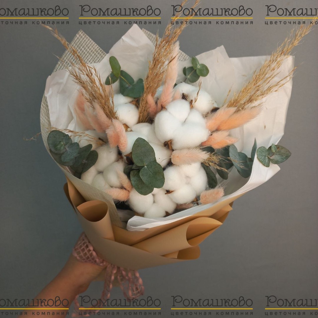 Букет из сухоцветов «Степная нежность»