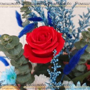 Превью Корзина с цветами «Стиль и Цветы»