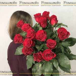 Превью Букет из 15 красных роз